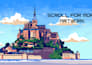 draw pixel art background and scene for your game